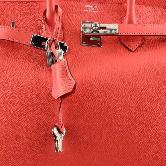 Hermes Birkin Handbag Rose Jaipur Epsom with Palladium Hardware 35 Pink - Picture 7 of 10